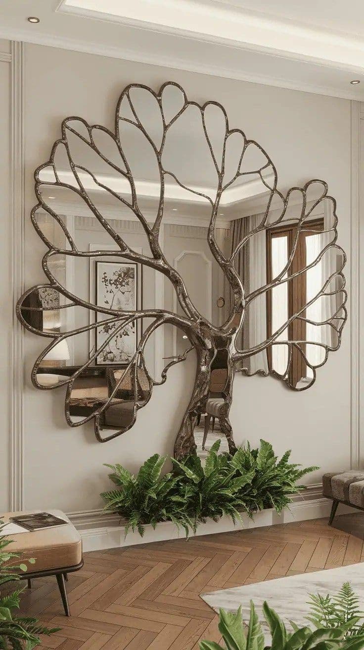 Soft textured interior with warm neutrals and tactile layers