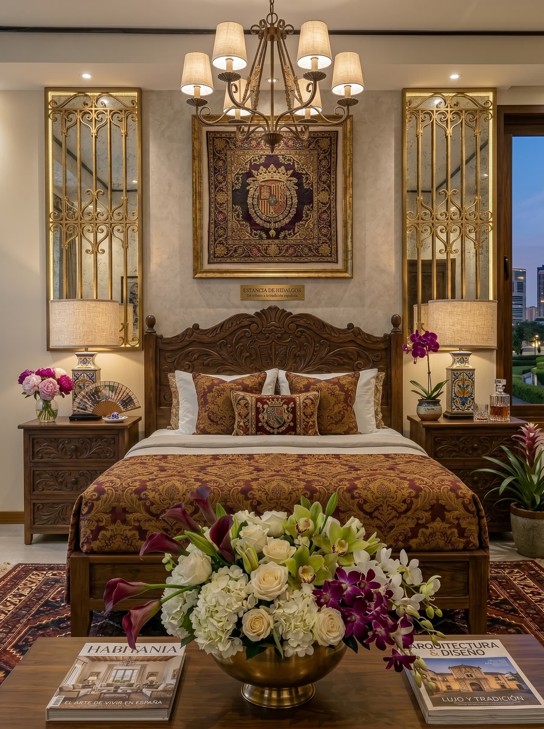 Professional interior with Mediterranean warmth and handcrafted details
