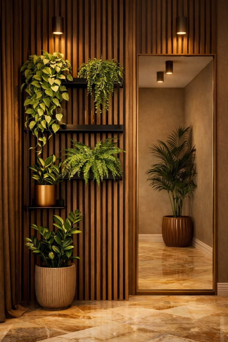 MDF decorative wall panel kit for a modern accent wall